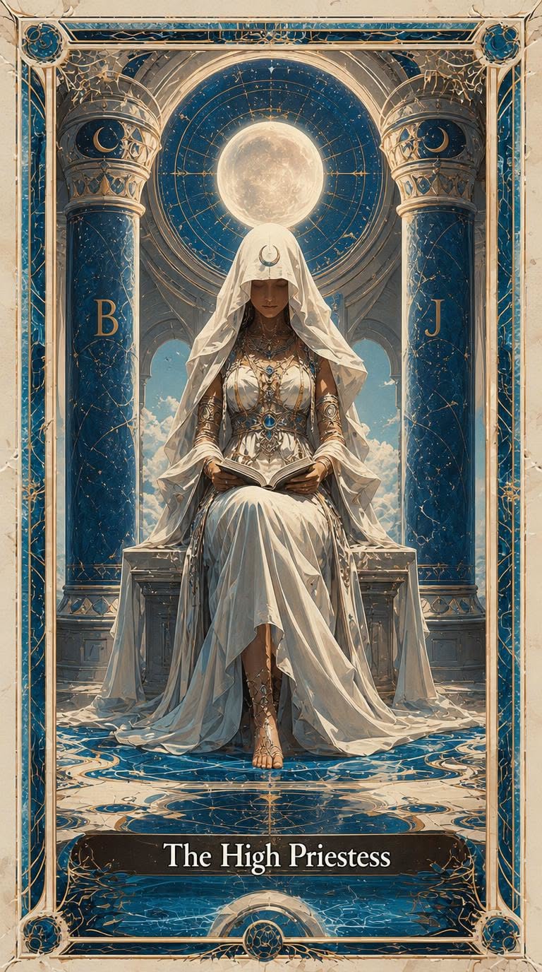 The High Priestess tarot card
